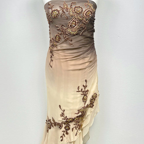 Mocha Bloom Gown