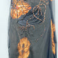 Golden Eclipse Silk Dress