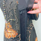 Golden Eclipse Silk Dress