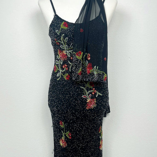 Aftershock RARE Midnight Rose Gown