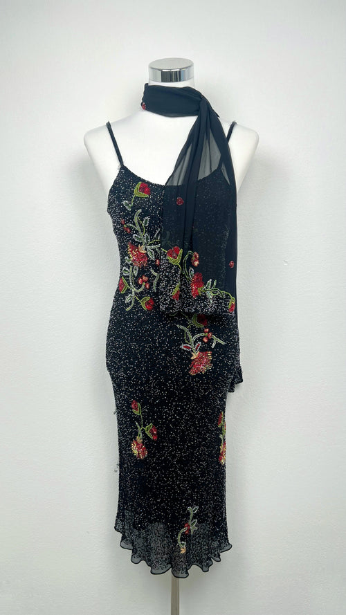 Aftershock RARE Midnight Rose Gown