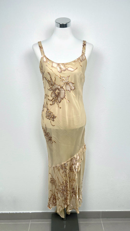 Golden Petal Gown