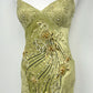 Silk Golden Ivy Dress