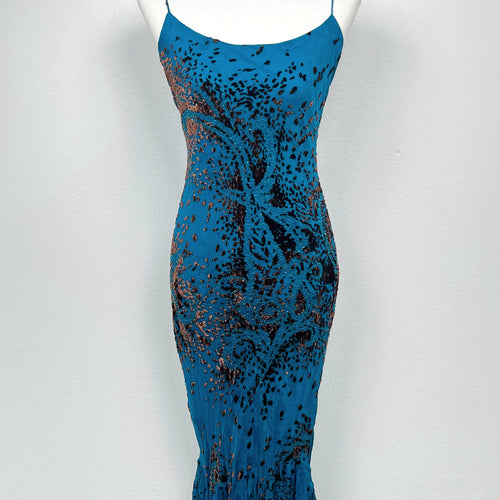 Silk Blue Mirage Dress