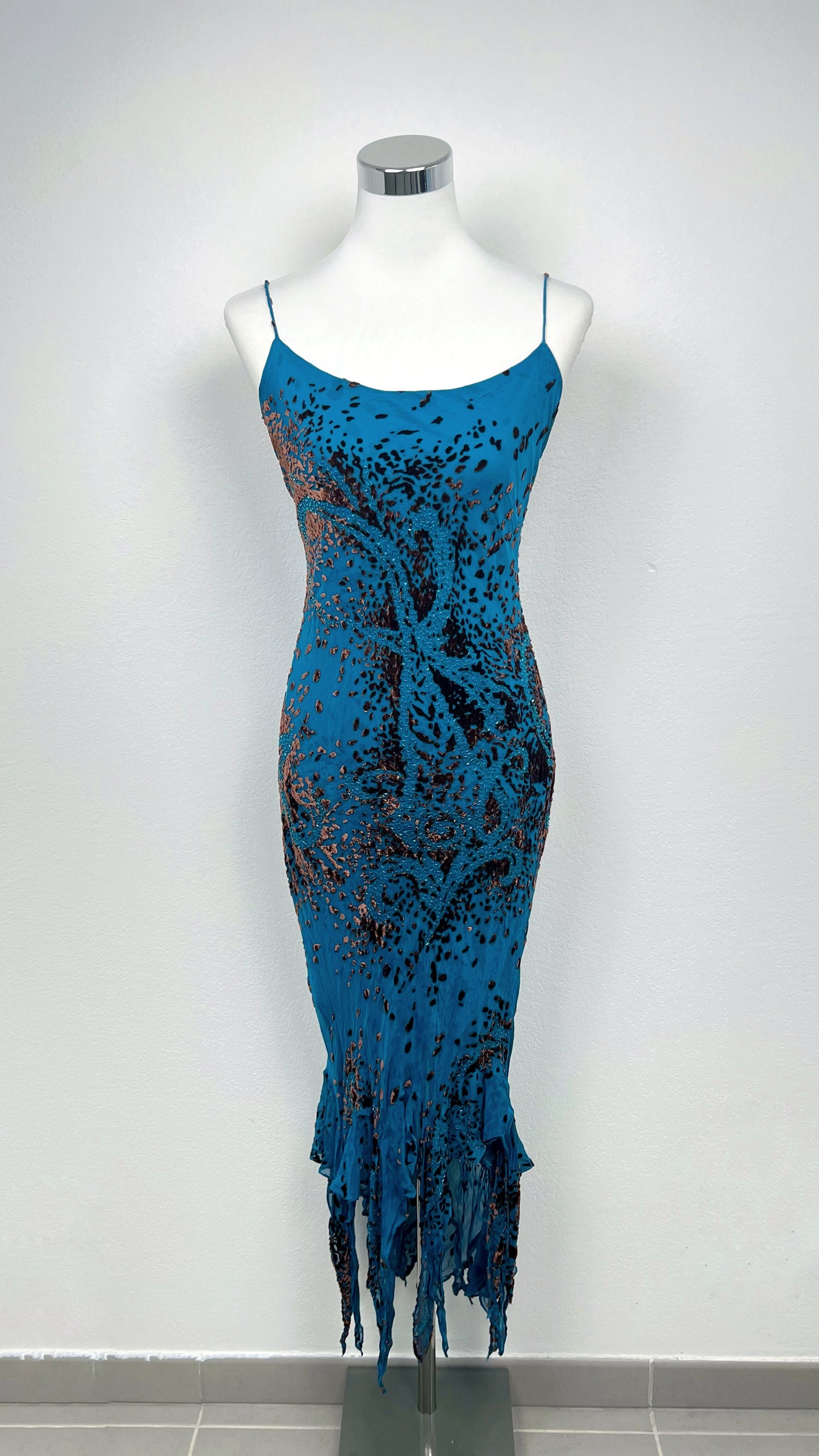 Silk Blue Mirage Dress