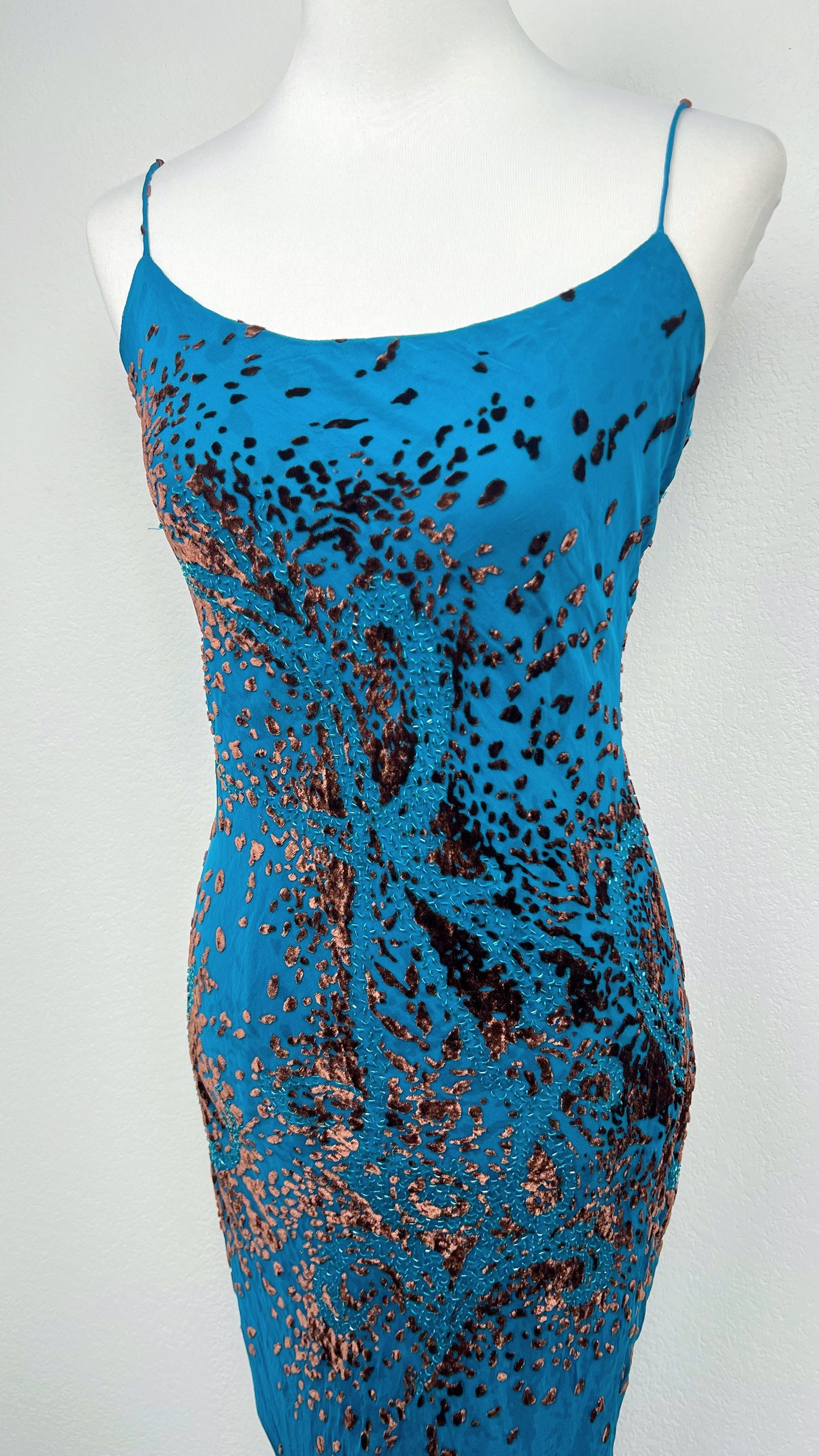 Silk Blue Mirage Dress