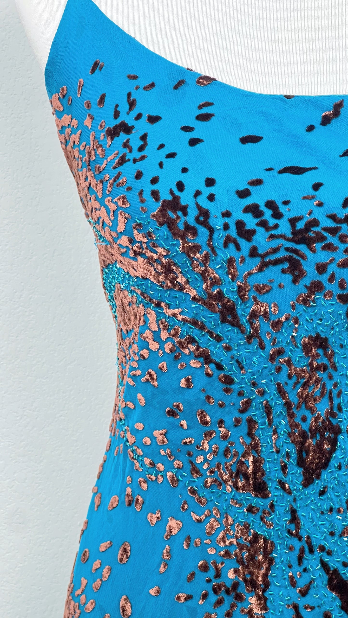 Silk Blue Mirage Dress