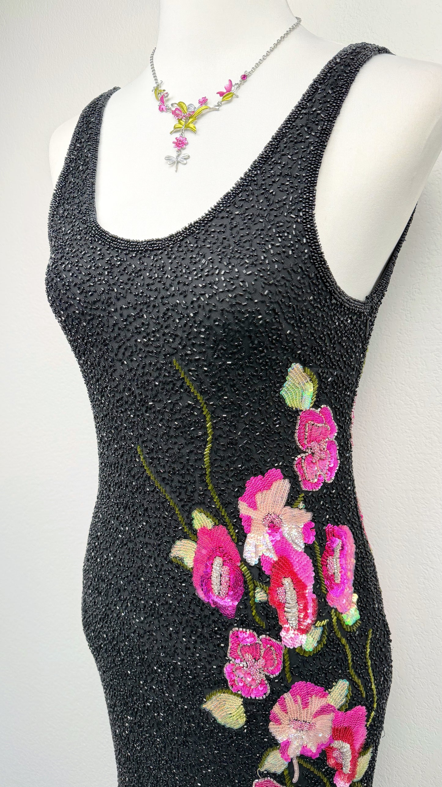 Aftershock Noir Bloom Dress