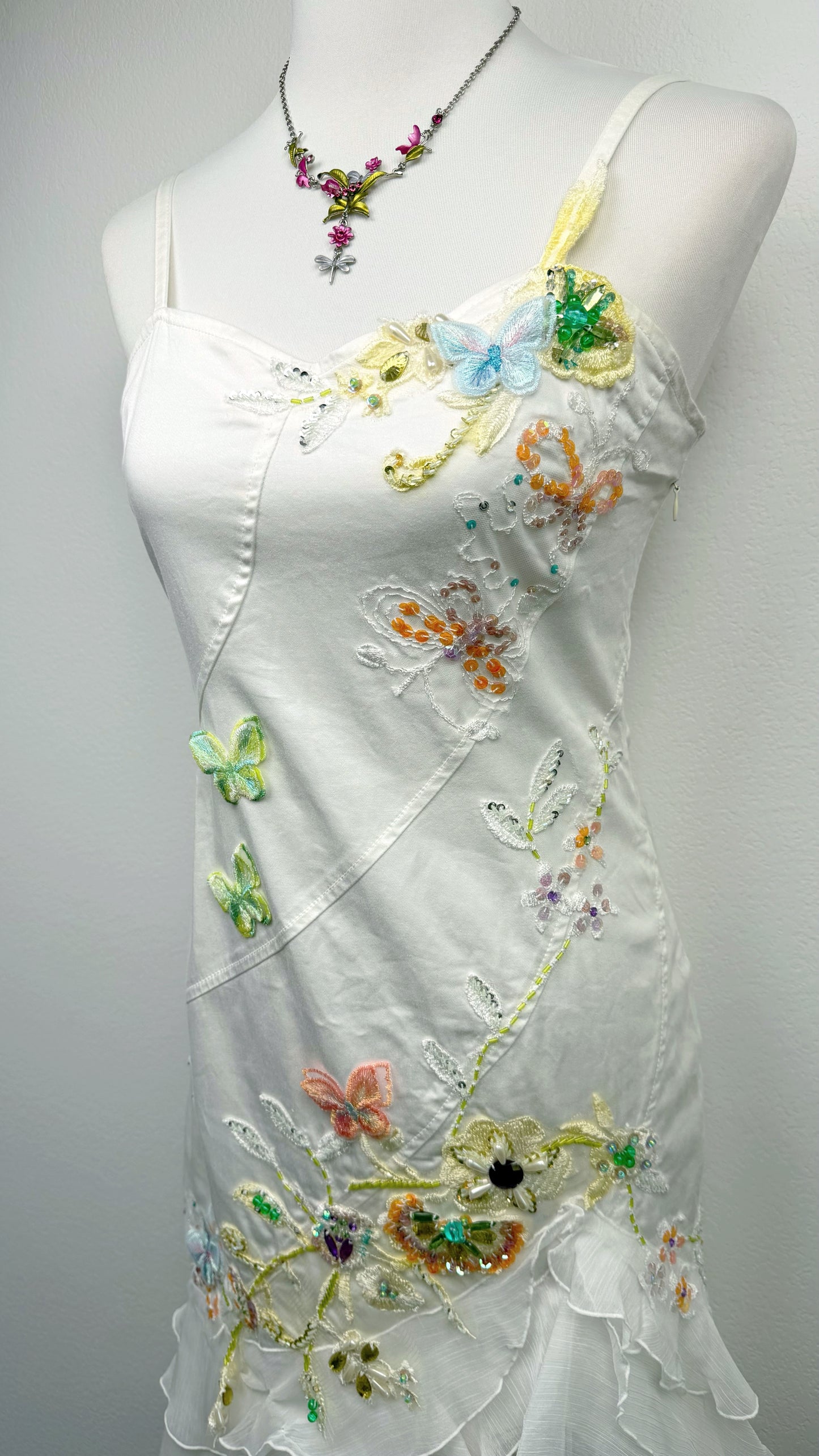 Butterfly Veil Dress