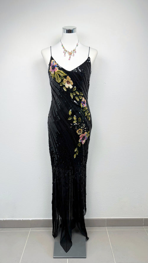 Noir Bloom Dress