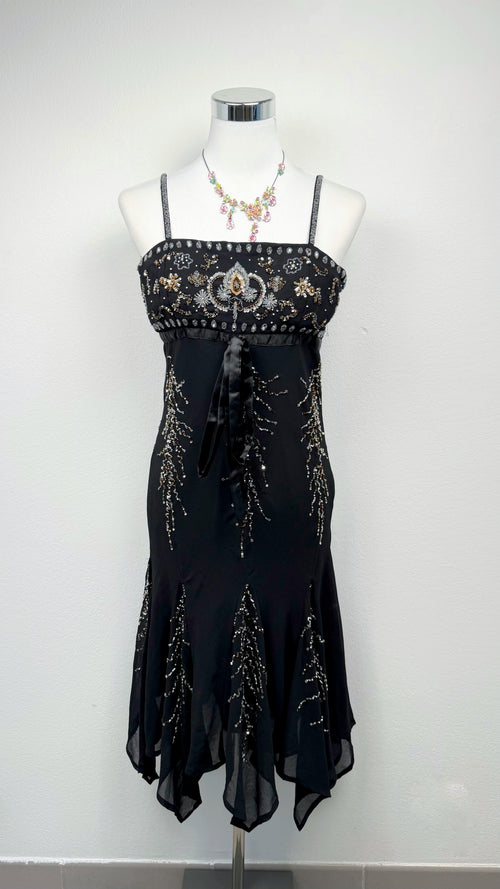 Midnight Veil Dress