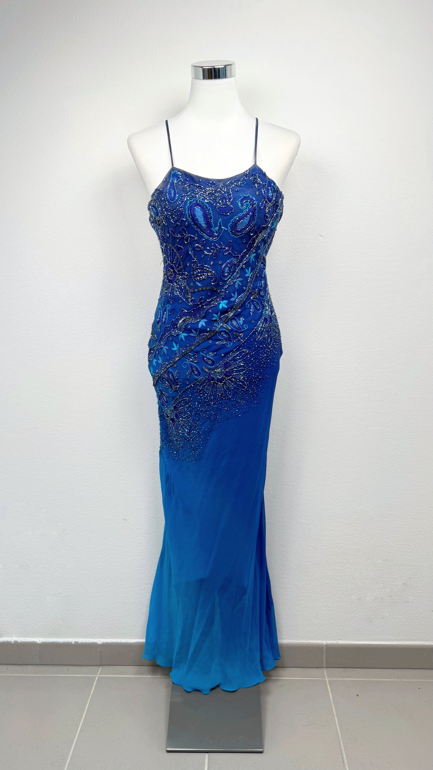 Sapphire Veil Dress
