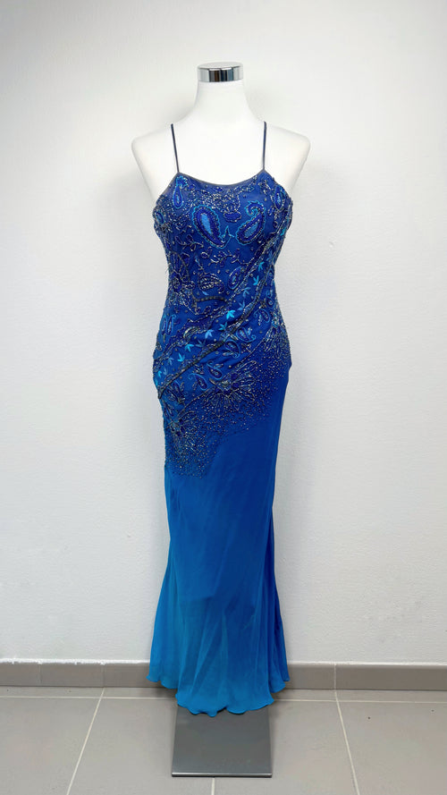 Sapphire Veil Dress