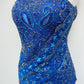 Sapphire Veil Dress