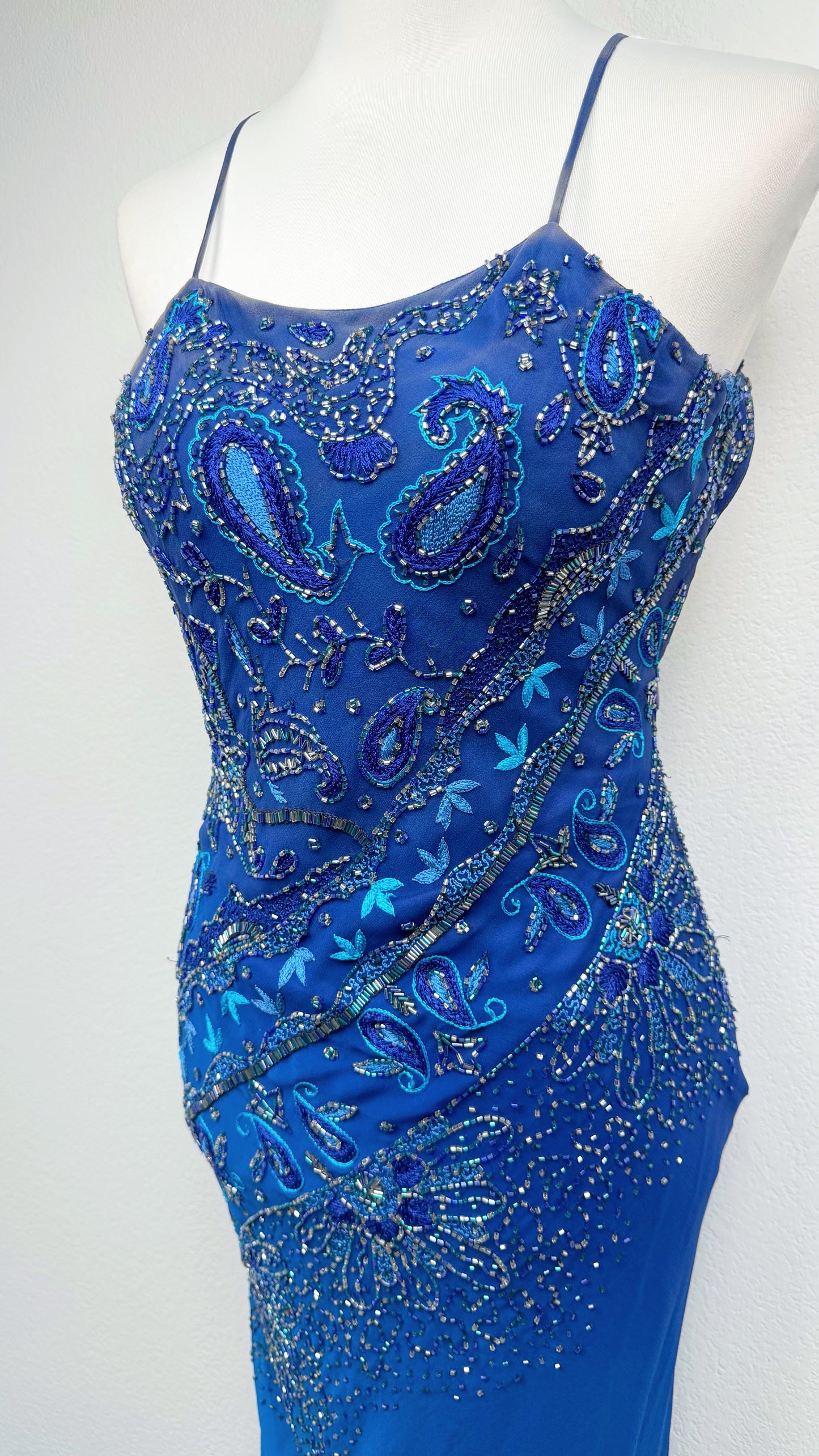 Sapphire Veil Dress