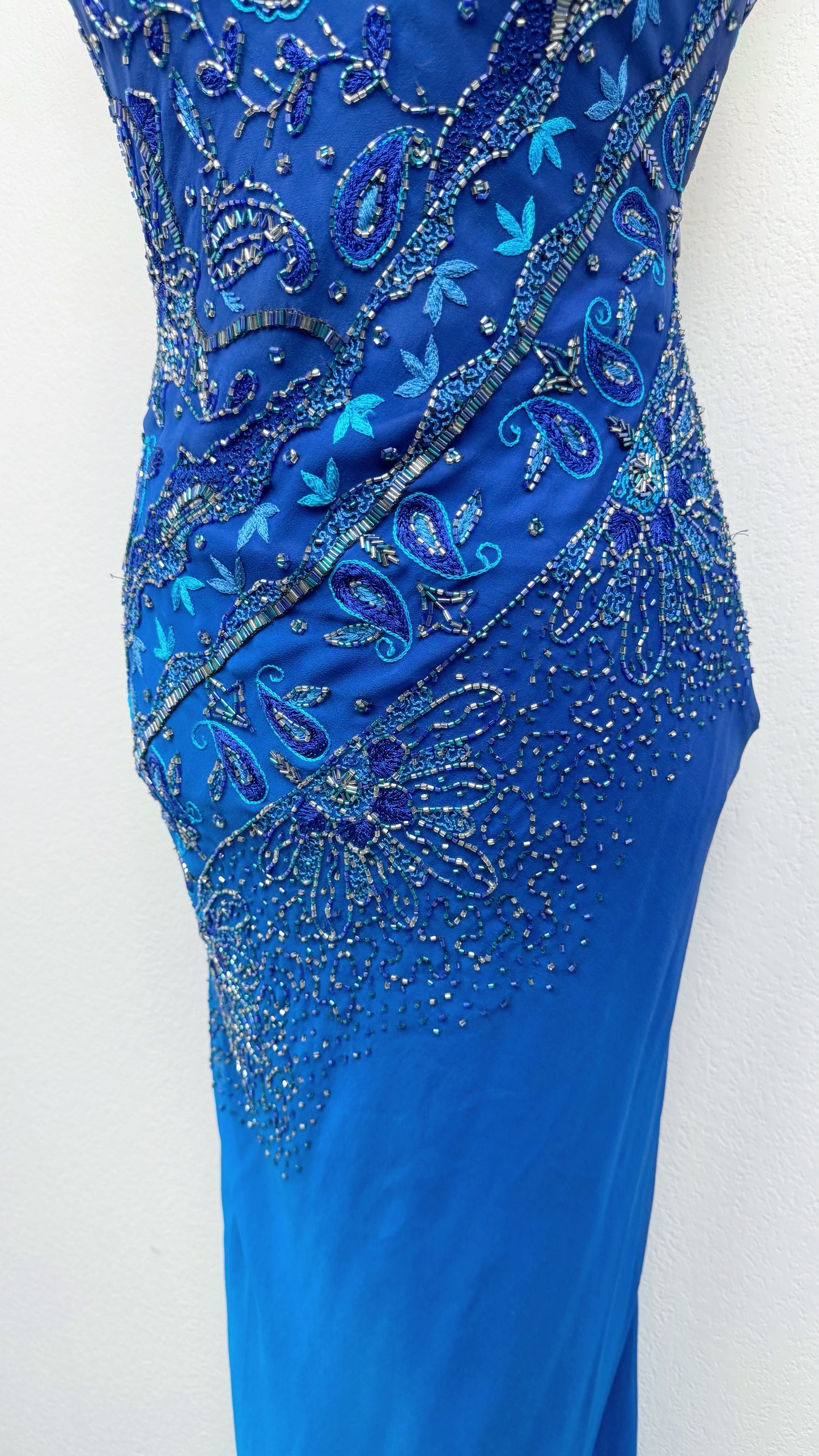 Sapphire Veil Dress