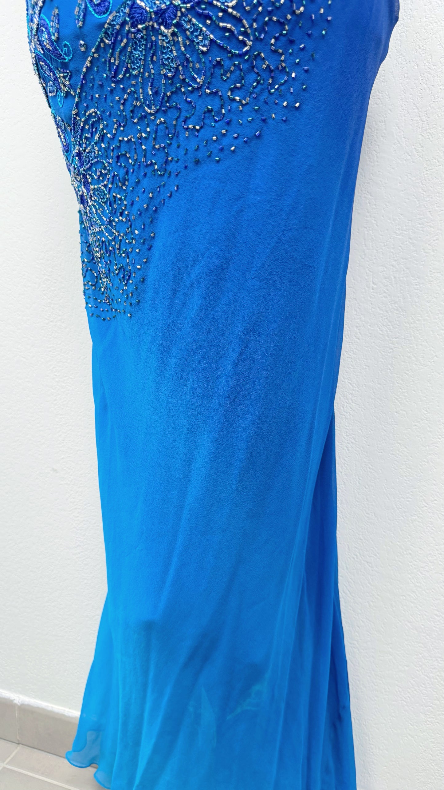 Sapphire Veil Dress