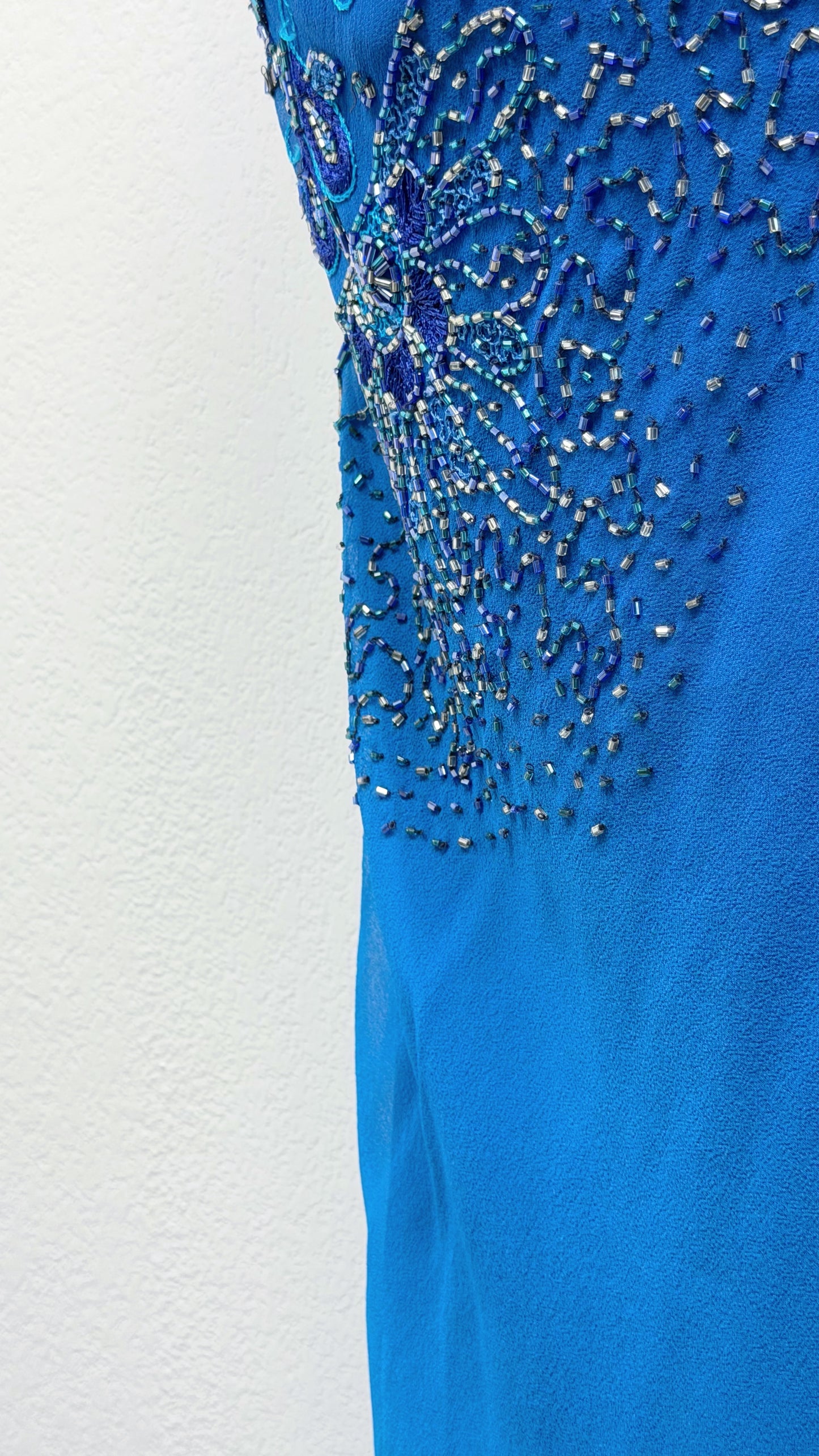 Sapphire Veil Dress