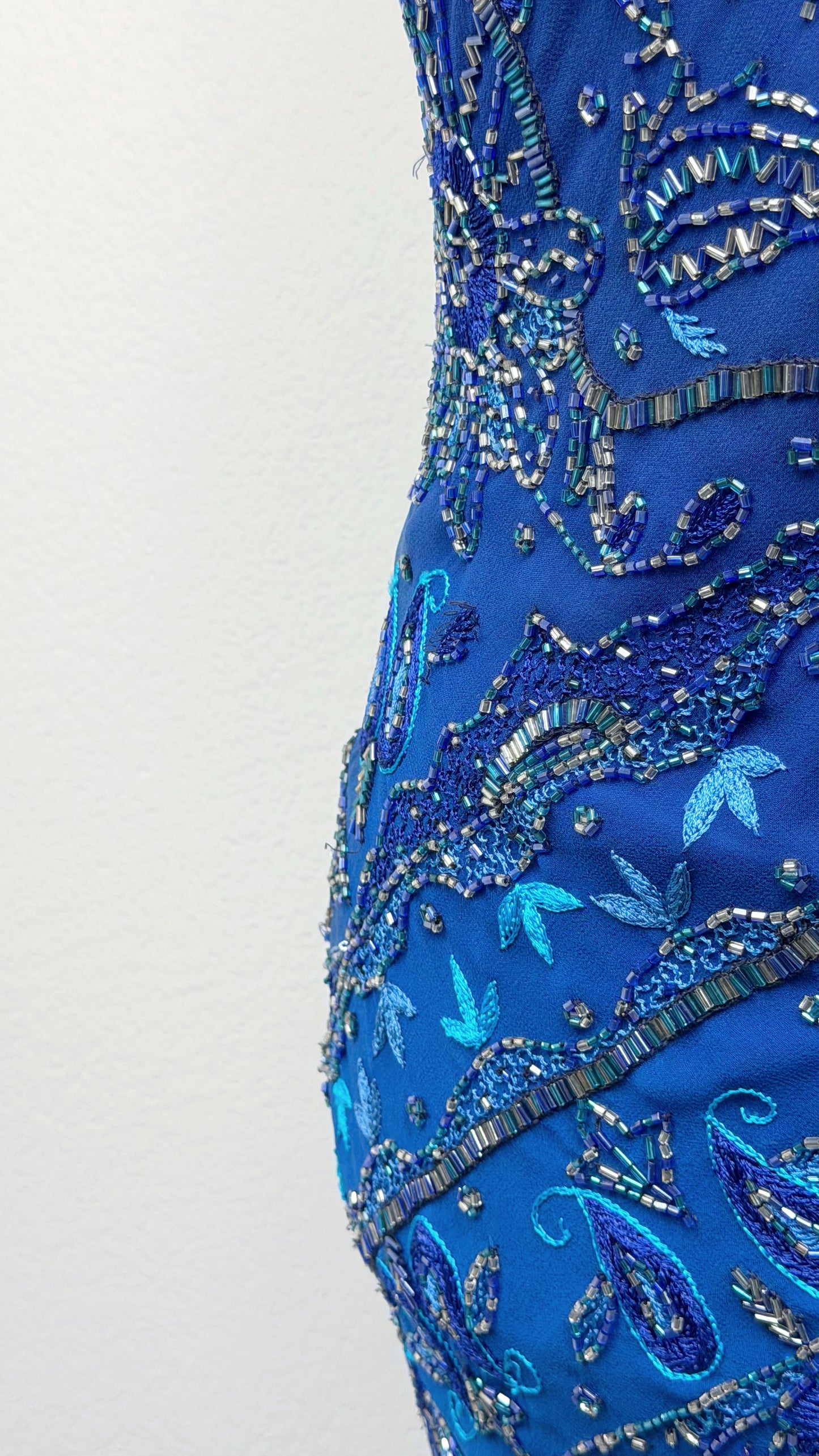 Sapphire Veil Dress