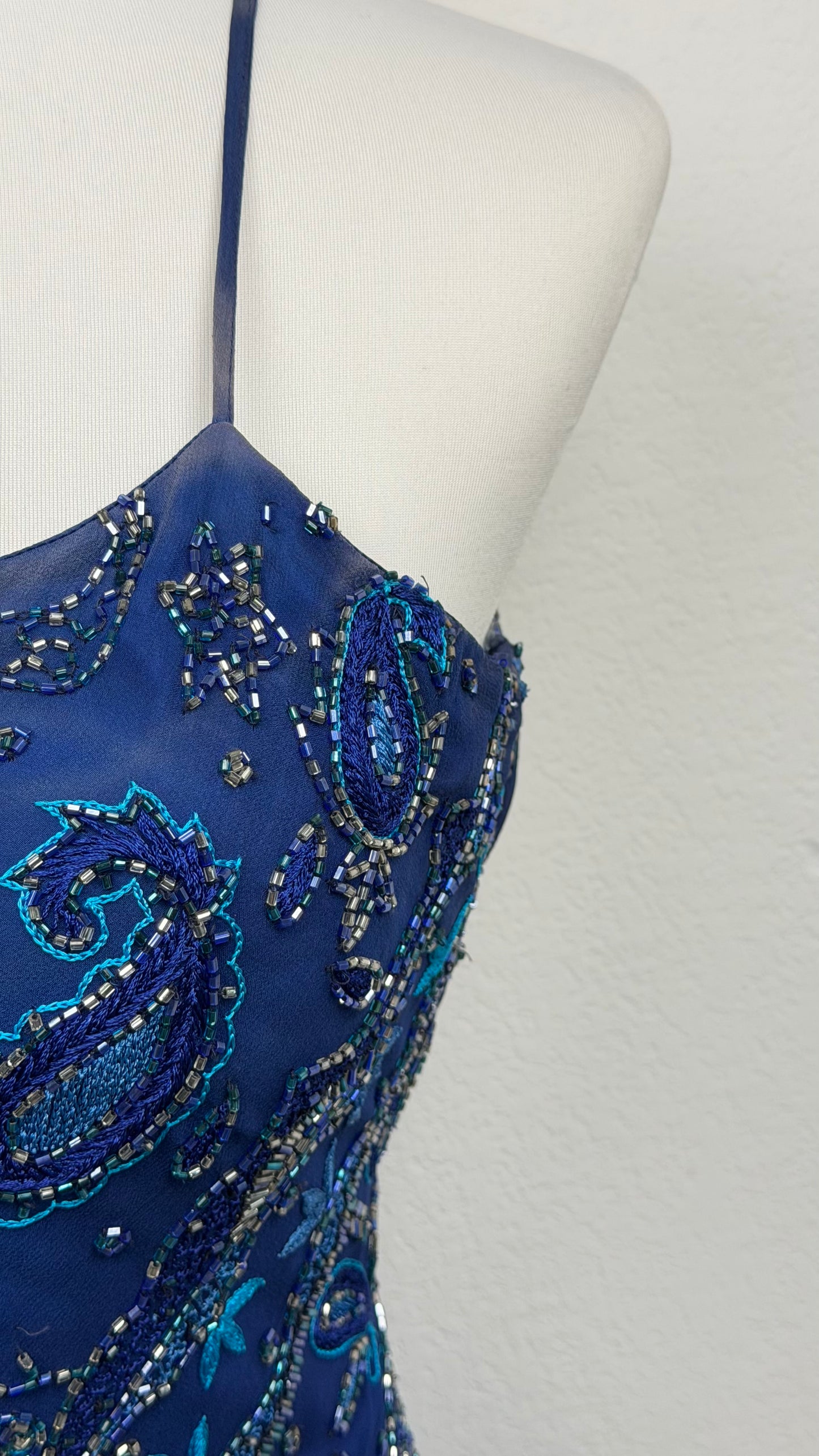Sapphire Veil Dress