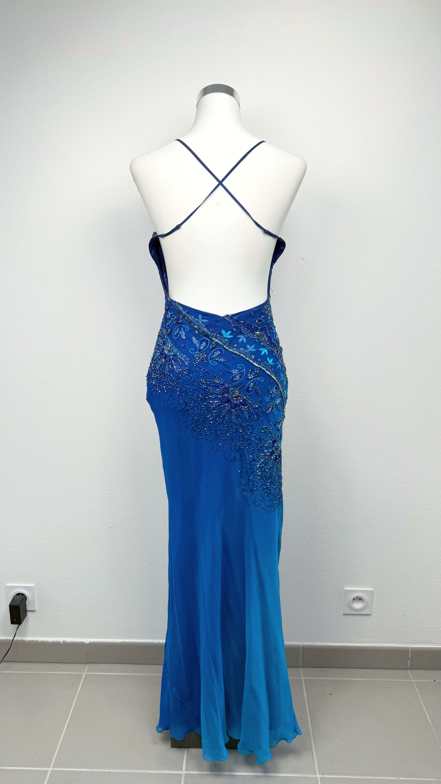 Sapphire Veil Dress