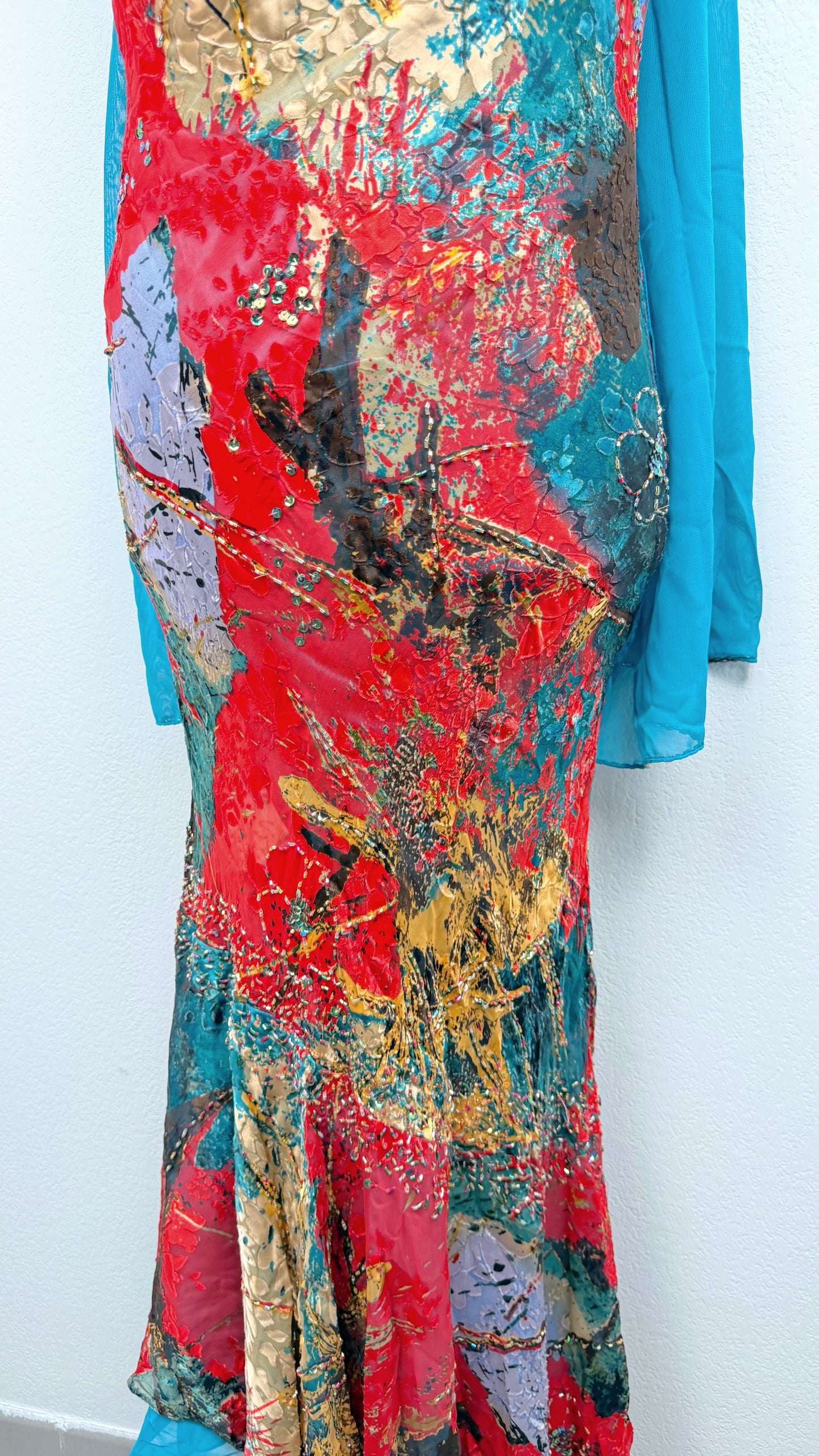 Crimson Mirage Gown
