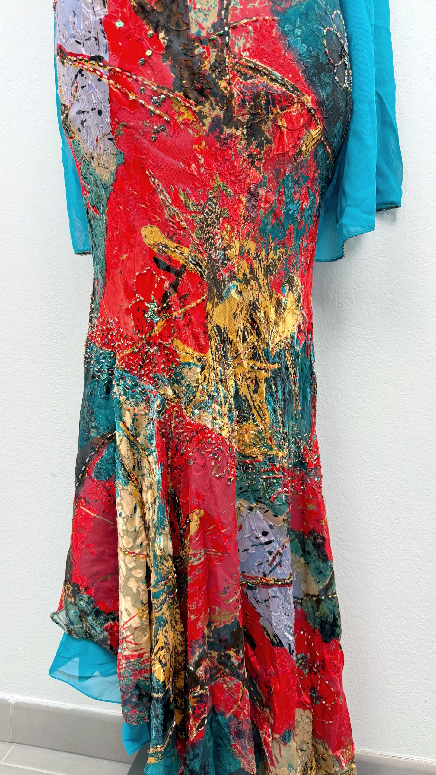 Crimson Mirage Gown