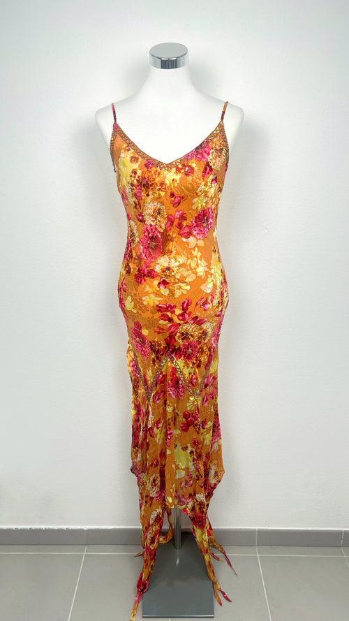 Golden Bloom Dress