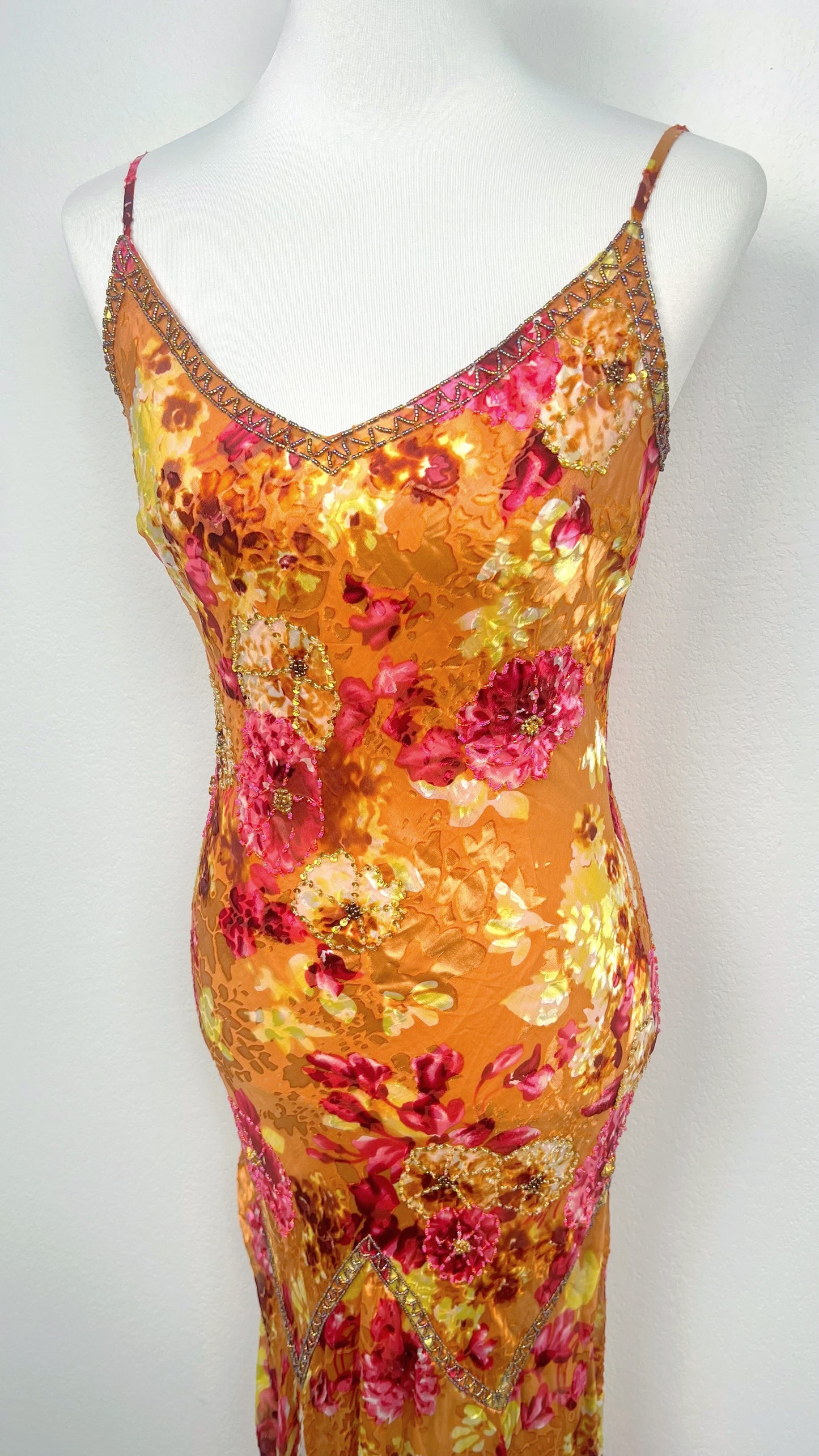 Golden Bloom Dress