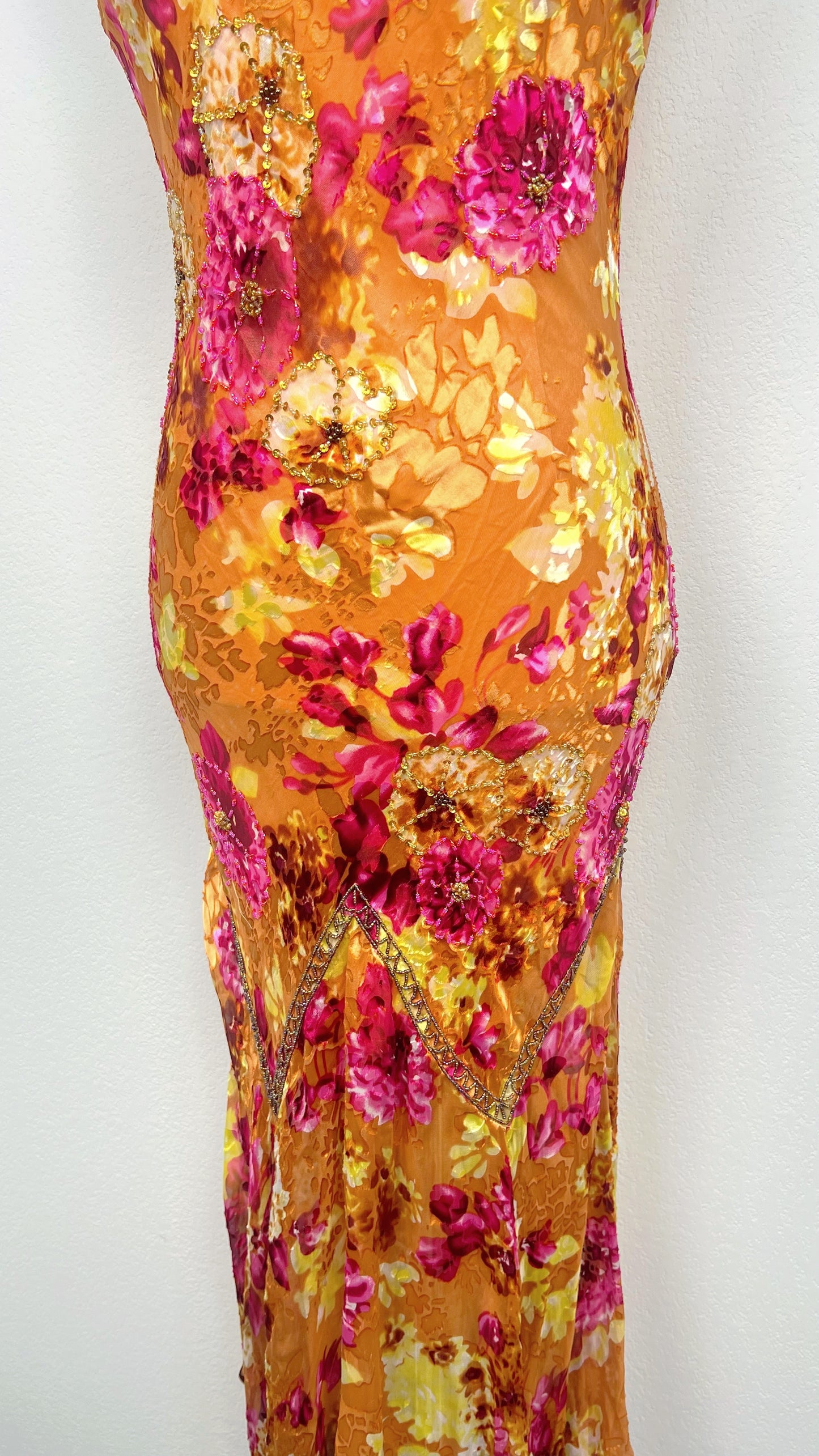 Golden Bloom Dress
