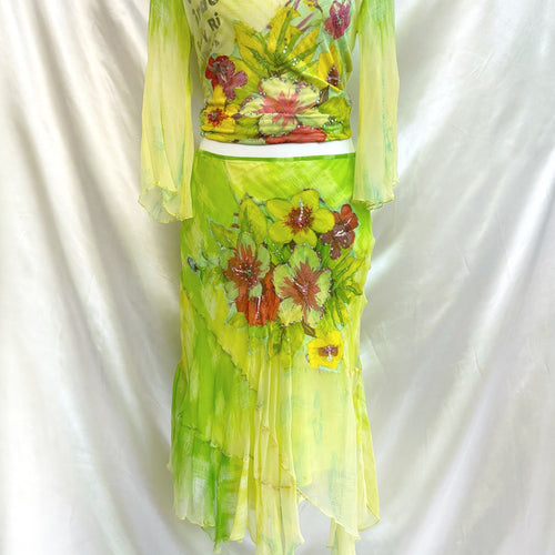 Tropical Bloom Set by Derhy