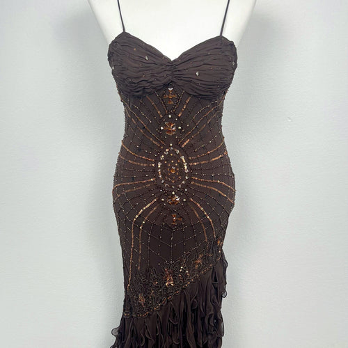 Sue Wong Inspired Chocolate Muse Dress