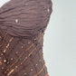 Sue Wong Inspired Chocolate Muse Dress