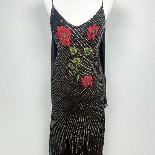 Midnight Rose Gown