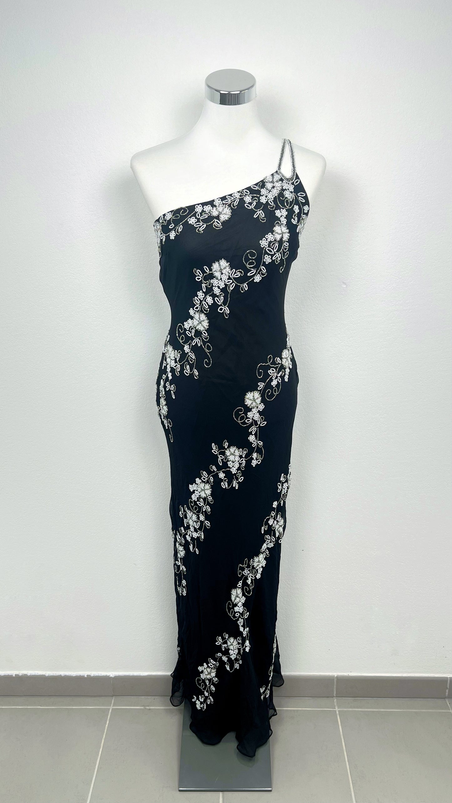 Midnight Blossom Gown