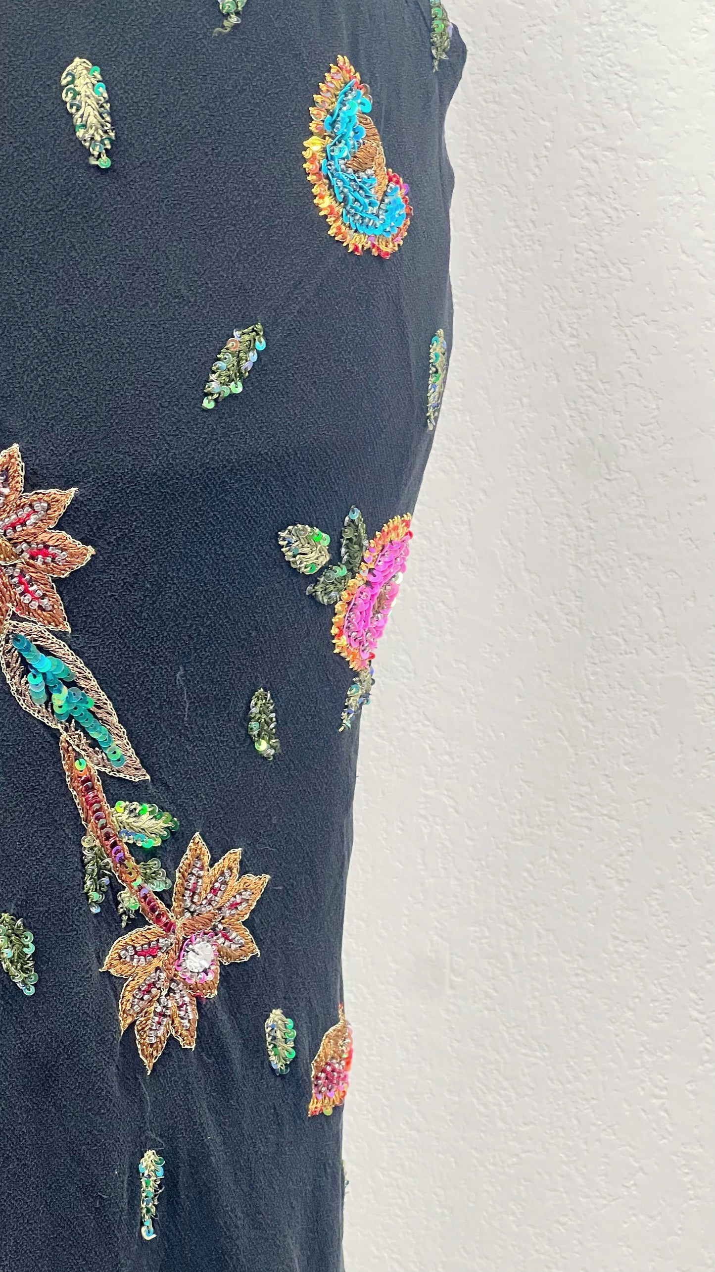 The Midnight Bloom Empress Dress