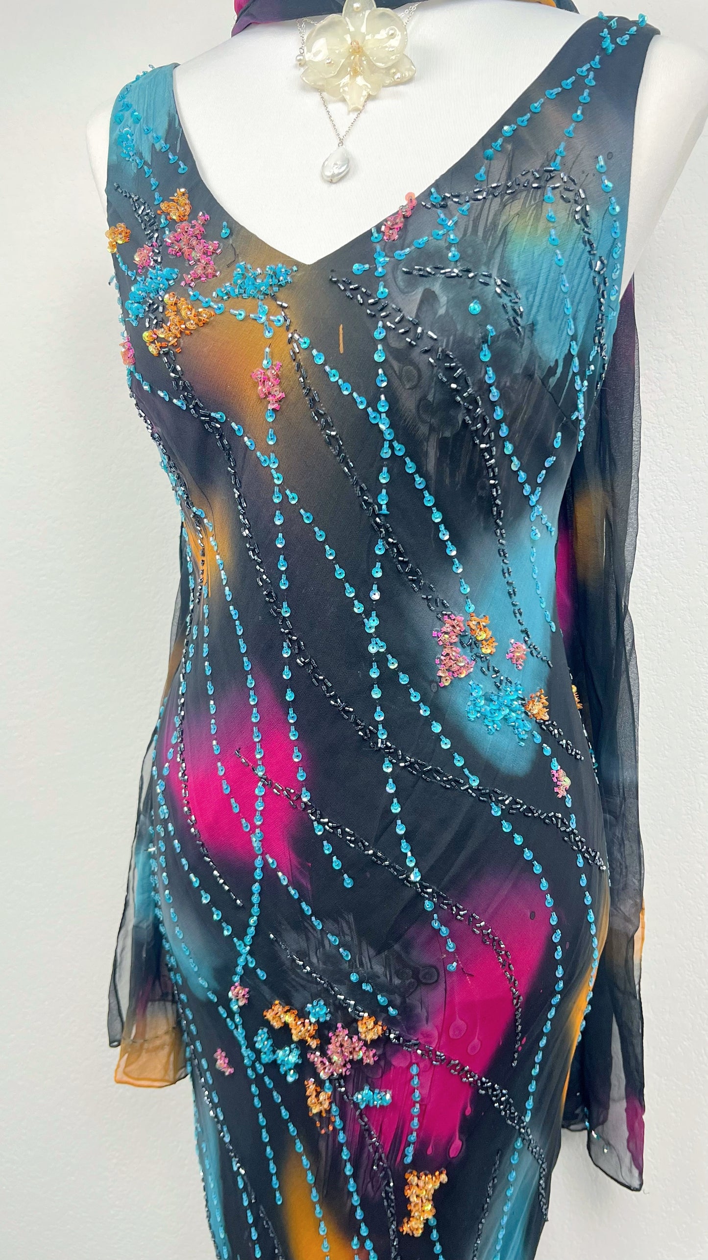 The Aurora Veil Siren Gown