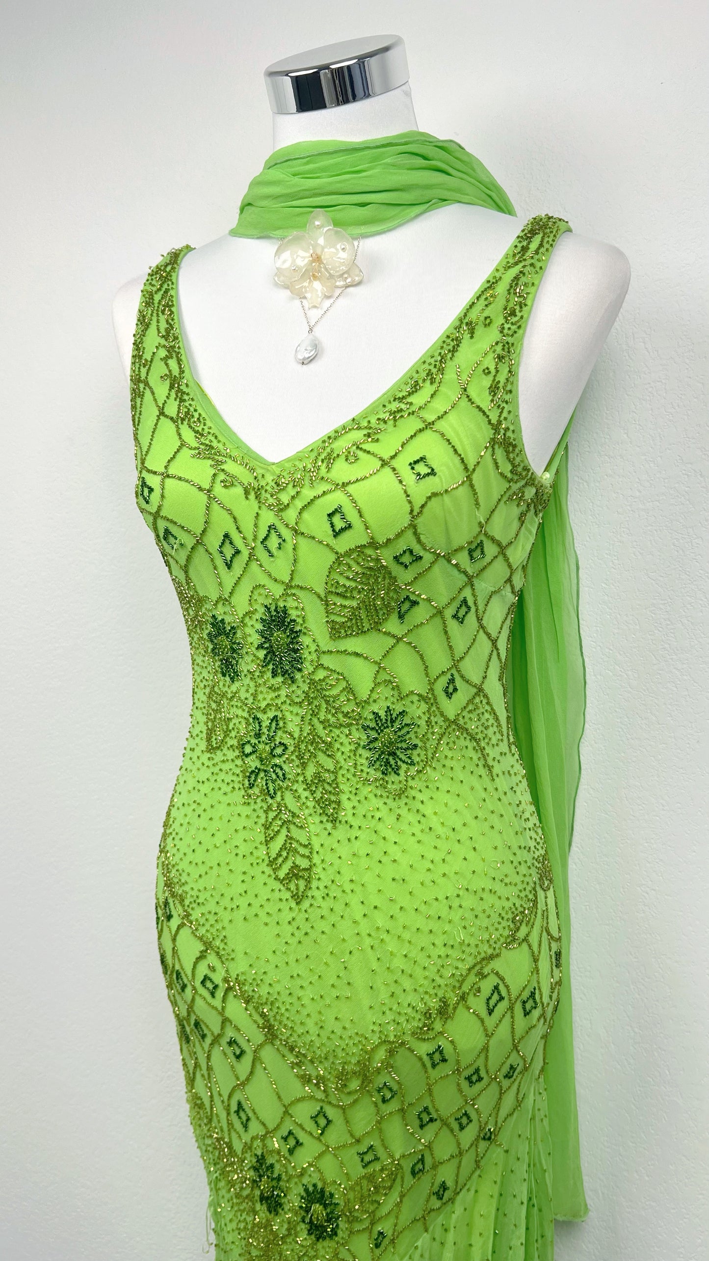 The Emerald Canopy Fairy Gown