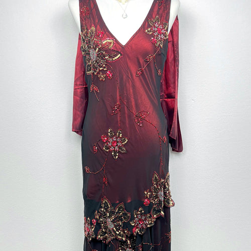 Crimson Enchantress Dress