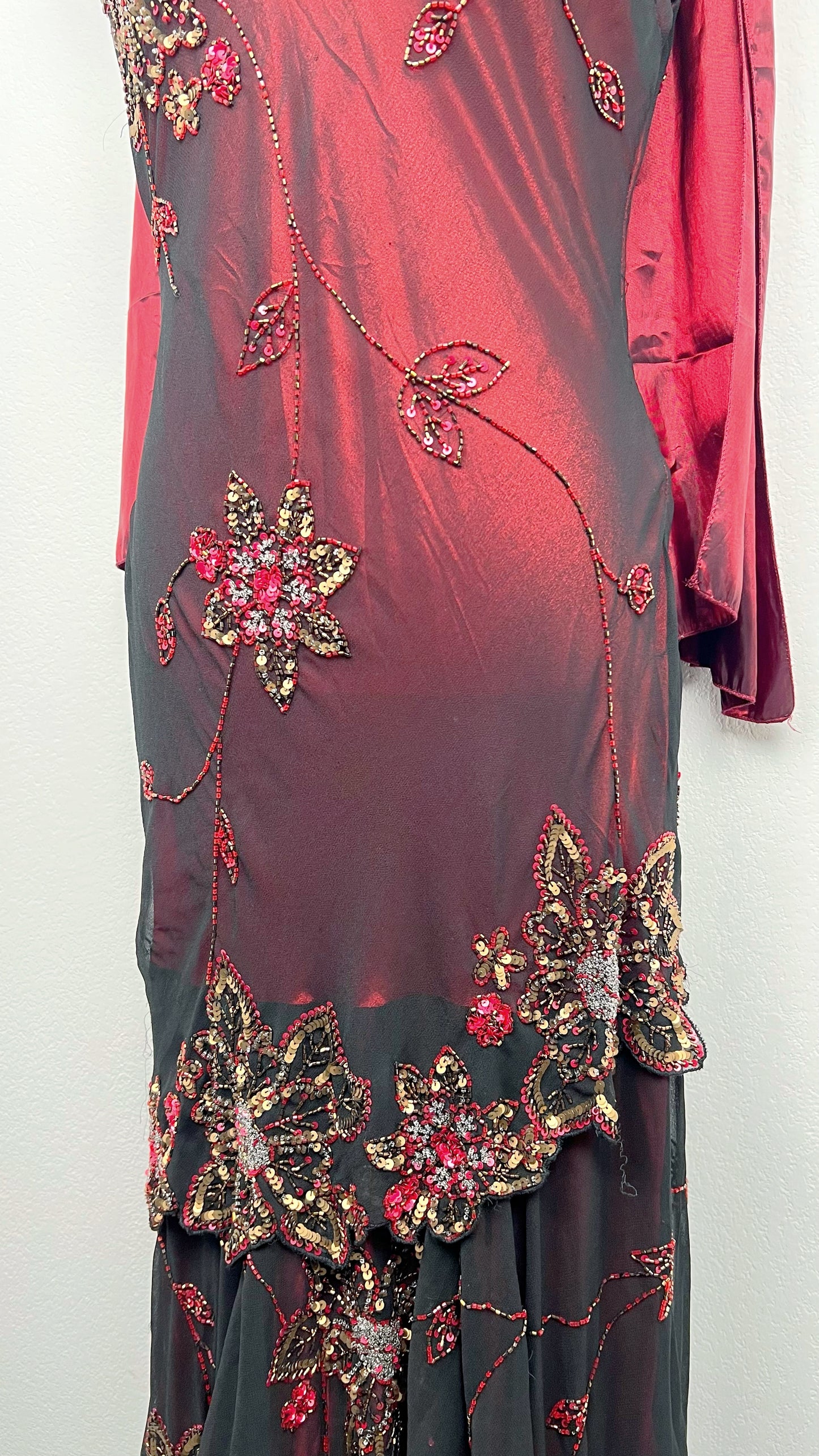 Crimson Enchantress Dress