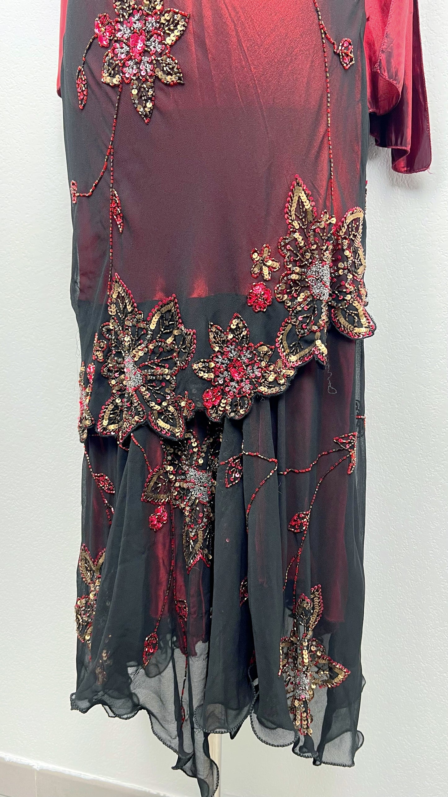 Crimson Enchantress Dress