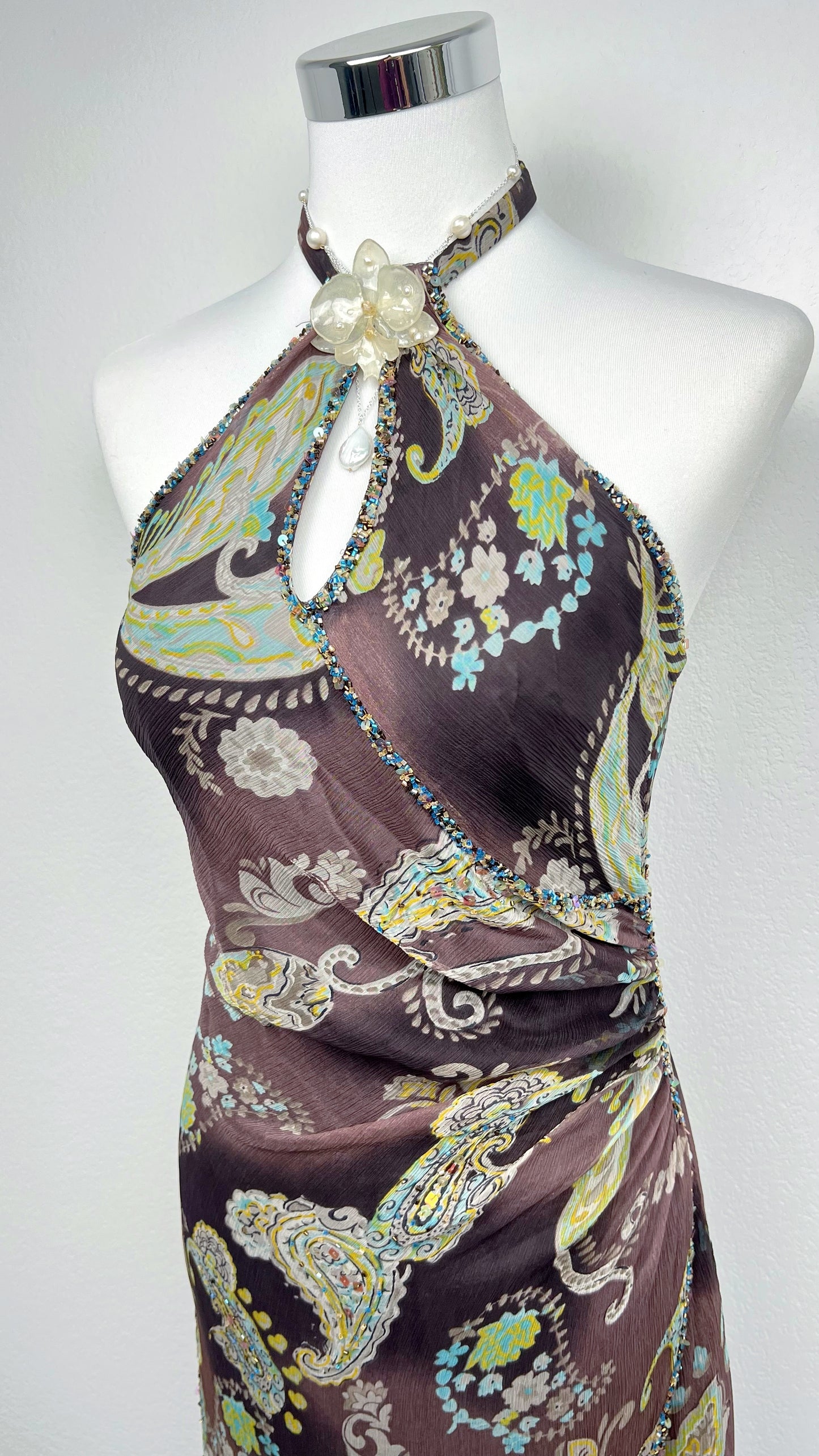 Moon Mirage Silk Dress