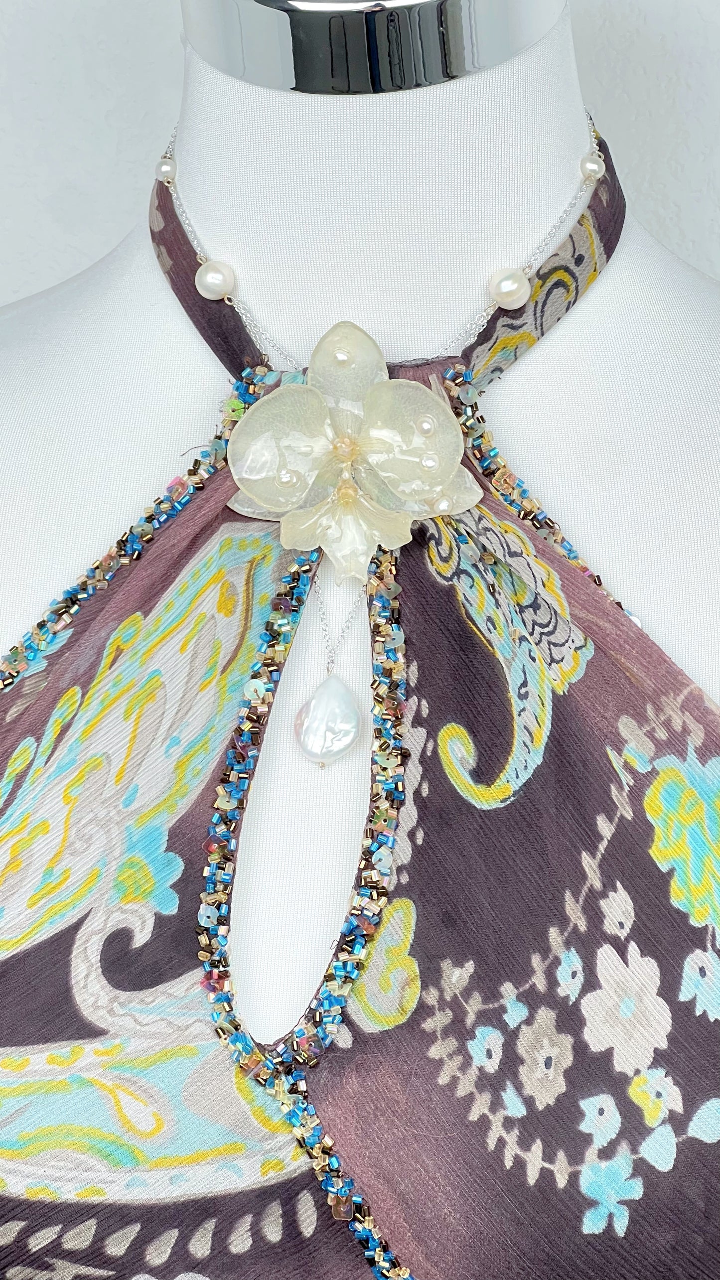 Moon Mirage Silk Dress