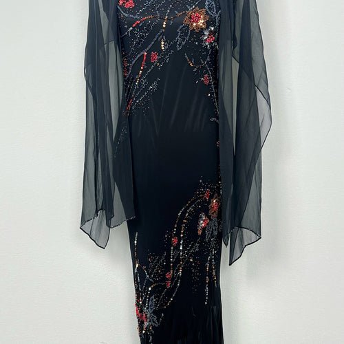 Midnight Blossom Dress