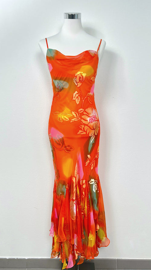 Sunset Bloom Gown