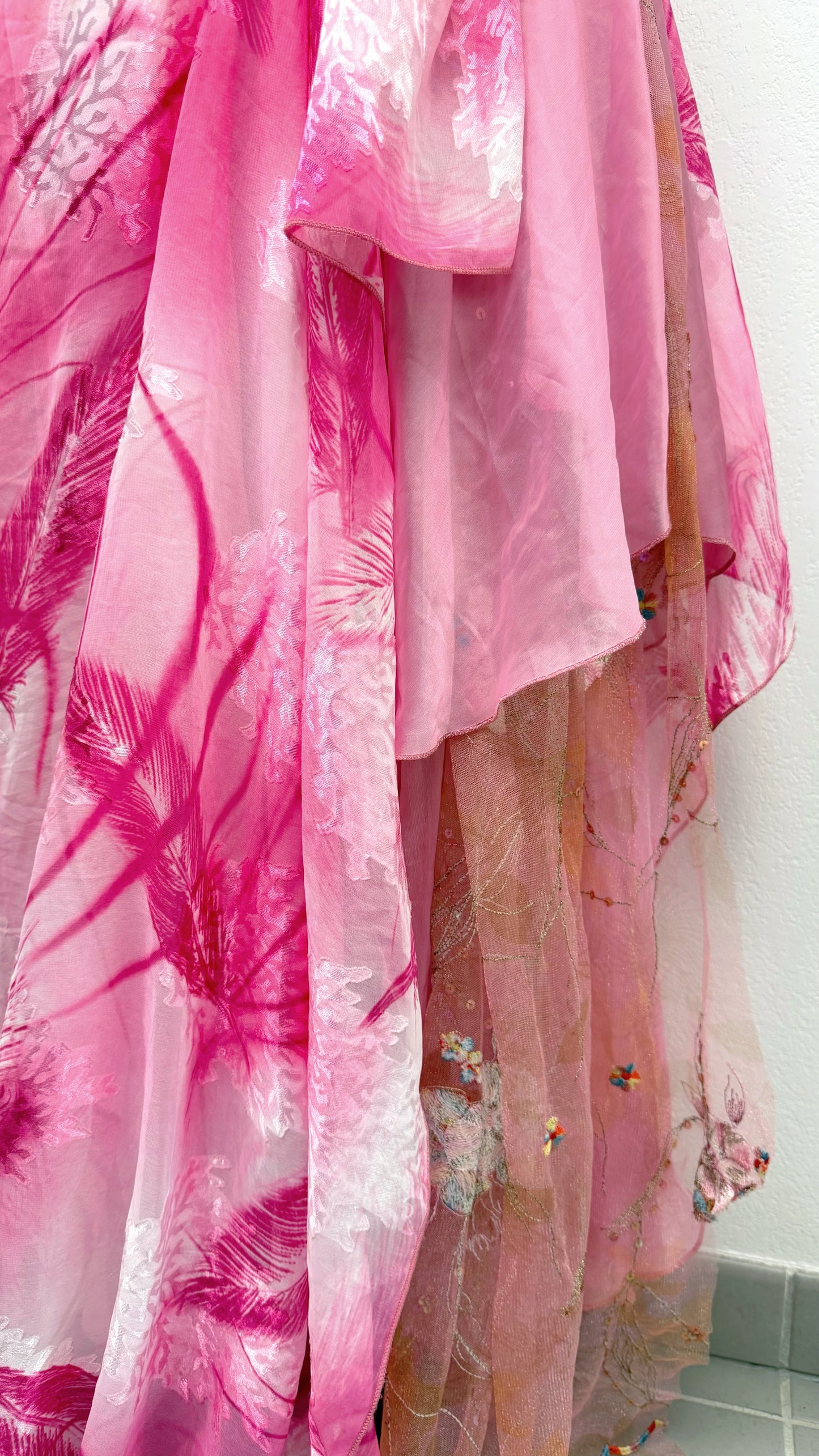 Pink Swan Fantasy Gown