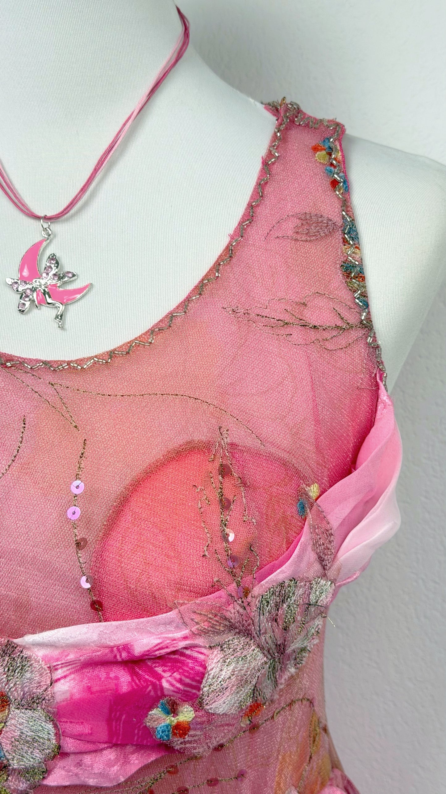 Pink Swan Fantasy Gown