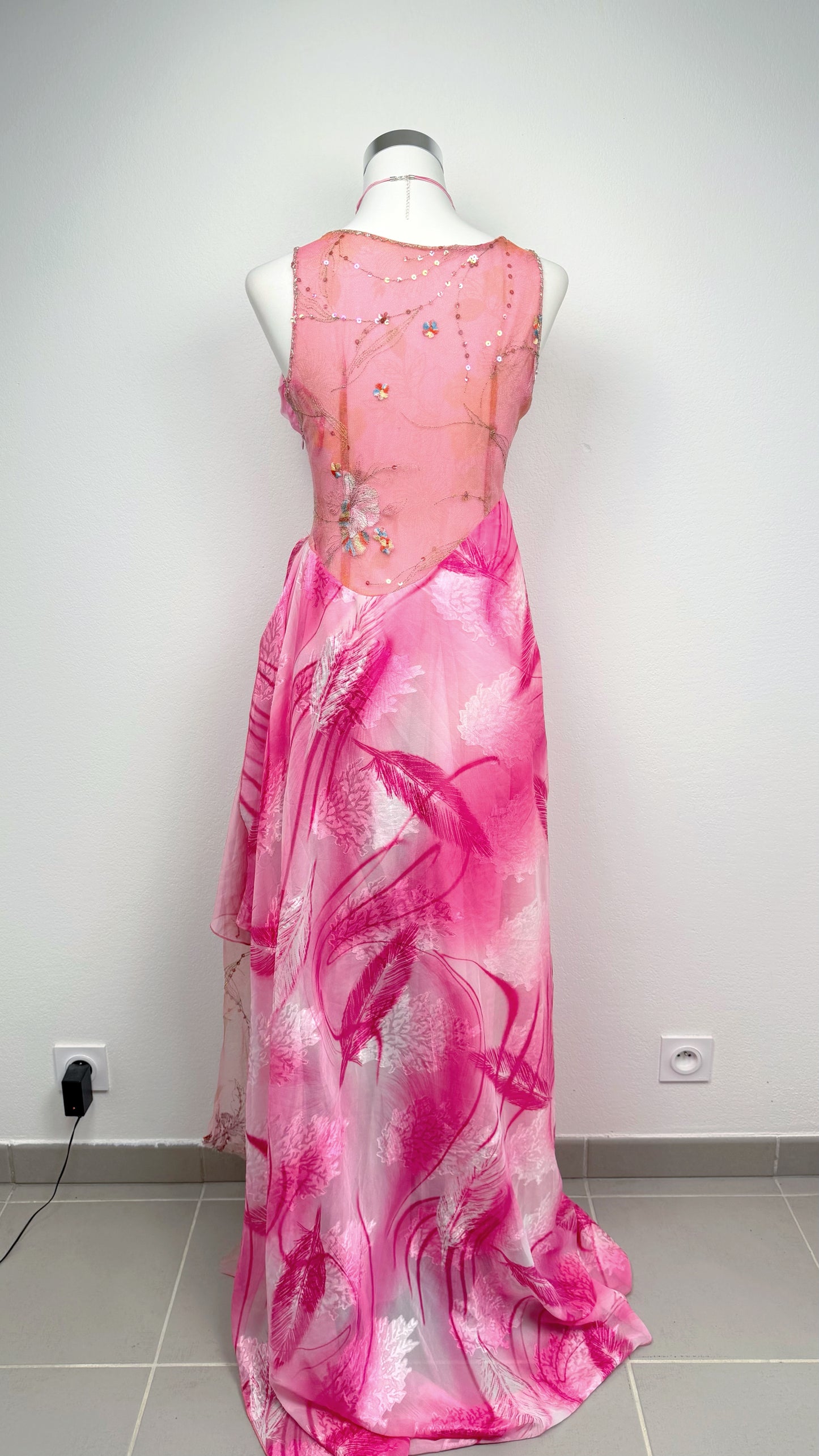 Pink Swan Fantasy Gown