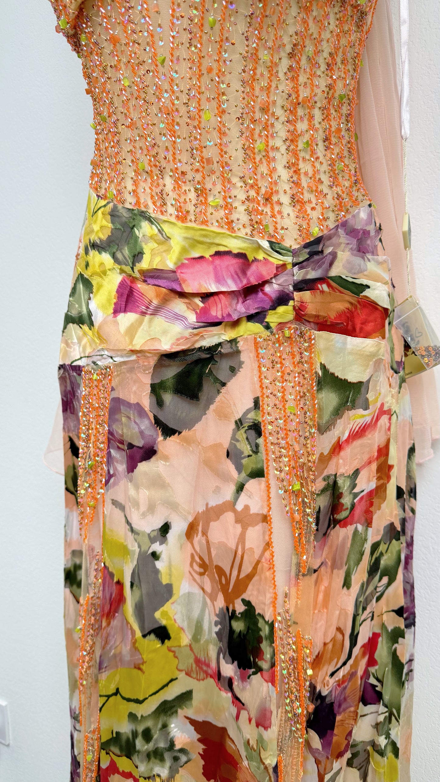 Silk Painted Garden Couture