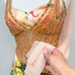 Silk Painted Garden Couture